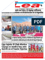 Periódico Lea Viernes 27 de Julio Del 2018