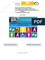 Convenio Internacional de Personas Con Discapacidad ANA PADILLA