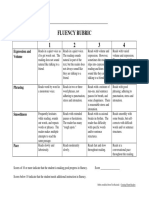 Multidimensional Fluency Rubric 4 Factors PDF