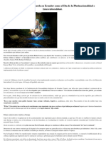 El 12 de Octubre Se Recuerda en Ecuador Como El Día de La Plurinacionalidad e Interculturalidad