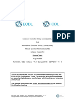 Ecdl Microsoft Vista Questions