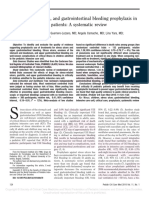 Stress Ulcer, Gastritis, and Gastrointestinal Bleeding Prophylaxis in Critically Ill Pediatric Patients: A Systematic Review