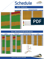 North - South Line: Train Schedule