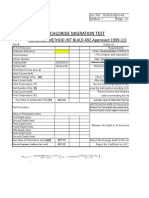 Chloride Migration Test: NORDTEST METHOD (NT BUILD 492 Approved 1999-11)