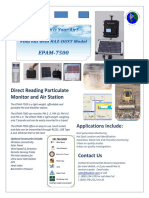 Direct Reading Particulate Monitor and Air Station: Contact Us