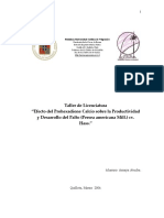 "Efecto Del Prohexadione Calcio Sobre La Productividad de Paltos..