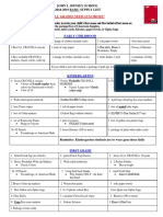 Hensey Supply List