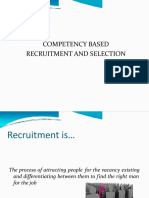 Competency Based Recruitment