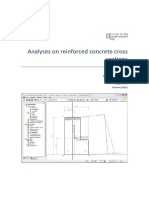 Analyses On Reinforced Concrete Cross Sections