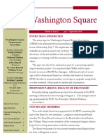 Washington Square News Letter