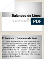 Balanceo de Linea