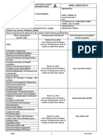 003 MARCH 2018 TRAINING SCHEDULE Bataan