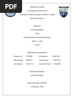 Enfermedad Hemolítica Del Recién Nacido - Inmunología