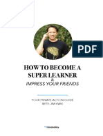 How To Become A Super Learner by Jim Kwik Workbook NSP PDF