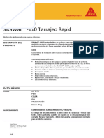 HT - SikaWall - 110 Tarrajeo Rapid