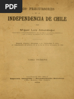 Los Precursores de La Independencia de Chile