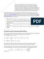 Yield Surface