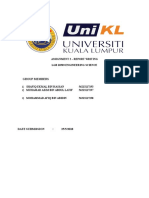 Group Members: Assignment 2 - Report Writing LGB 10503 Engineering Science