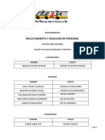 Etul4sa - Pro.ggh.0001 - Procedimiento de Reclutamiento y Selección de Personal