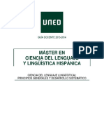 Guia Ciencia - Del - Lenguaje - (Lingüística) - Principios - Generales, - Curso - 2013-2014) PDF