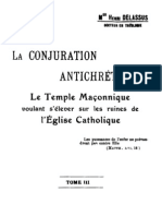 La Conjuration Antichretienne, Le Temple Maçonnique Voulant S'élevé Sur Les Ruines de L'eglise Catholique TOME III