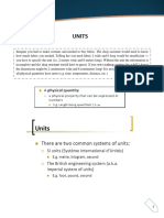 Moduole 1 - Units