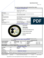 Specification For ADSS Cable