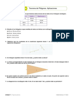 Consolidación Teorema de Pitágoras