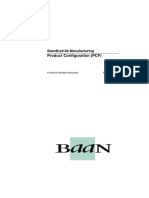 Product Configuration (PCF) - Baan P3096A US 