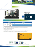 Model AD330-6: DIESEL GENERATING SET 480/277V, 440/254V, 380/220V, 220/127V-60 Hz-3 Phase