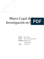 Marco Legal de La Investigacion