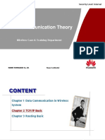 Data Communication Theory: Wireless Case & Training Department