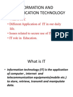 Information and Communication Technology