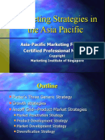 Marketing Strategies in The Asia Pacific