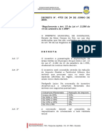 Decreto #4703 2008 Regulamenta o Art. 15 Da Lei Nº. 2.286 de 14 de Setembro de 1.999