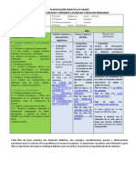 Planificación de Matemáticas 4° Grado