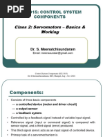 Class 2: Servomotors - Basics & Working: Ice 3015: Control System Components