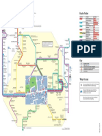 TFL Bus Spider Map For Acton Vale