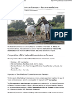 Composition of The National Commission On Farmers