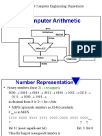 Computer Arithmetic: Electrical and Computer Engineering Department