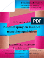 Eficacia Del Kinesiotaping en Lesiones Musculoesqueléticas - Rezzoagli - 2016 PDF