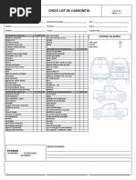 Check List Camioneta