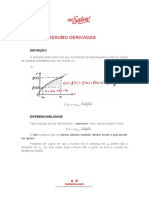 Resumo de Derivadas PDF