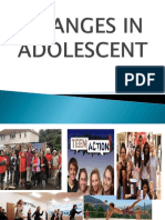 Changes in Adolescent