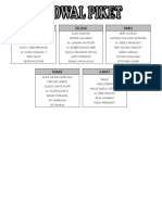 Jadwal Piket