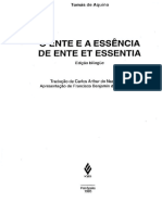 Tomas de Aquino - O Ente e A Essencia (Bilíngue) PDF