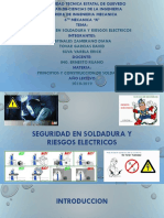 Seguridad en Soldadura y Riesgos Electricos