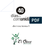 40 Días de Comunidad - Devocionales