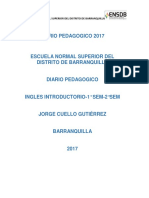 Diario Pedagógico 2017