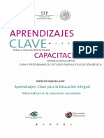 Curso - Matemáticas Secundaria